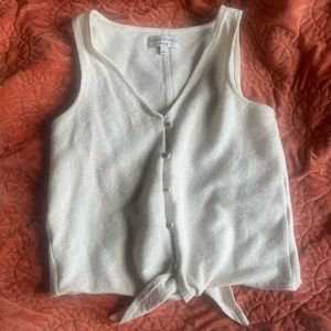 Madewell tie- front tank